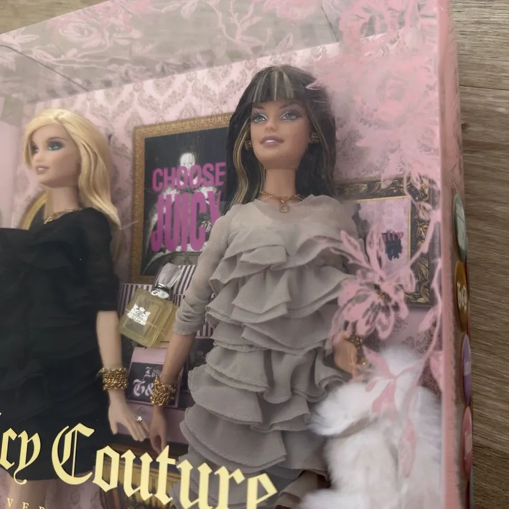 Juicy Couture Beverly Hills G & P 2008 Y2K Barbie Dolls NIP Gold Label READ